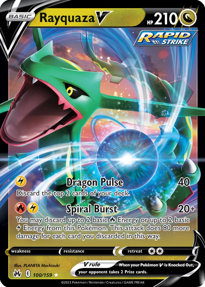 Rayquaza V 100/159 (Jumbo Card) [Sword & Shield: Evolving Skies] | Good Games North