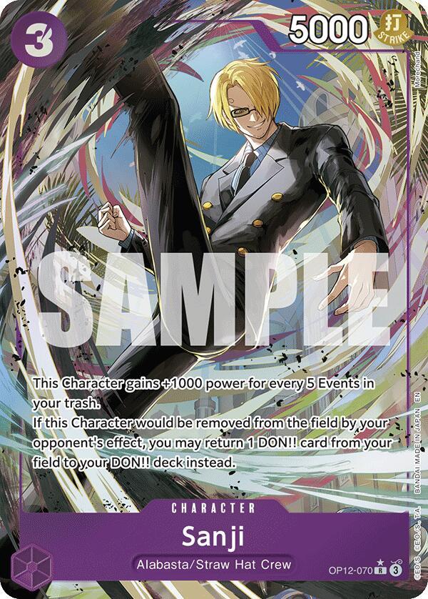 Sanji OP12-070 (Legacy of the Master)  - Alternate Art Foil | Good Games North