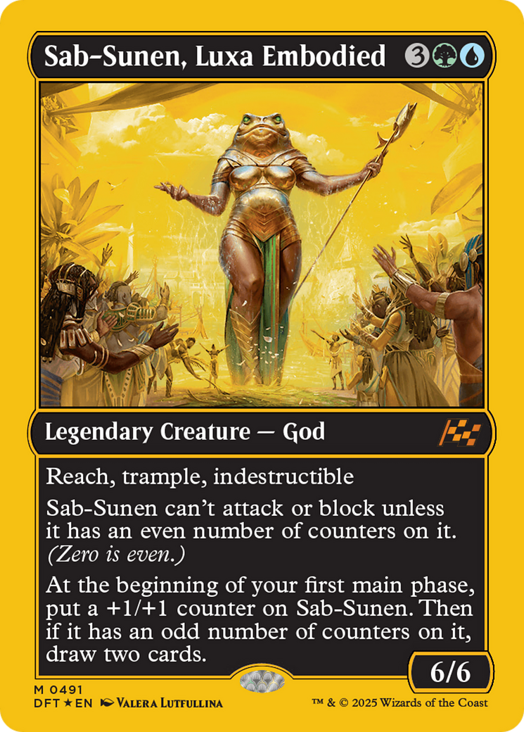 Sab-Sunen, Luxa Embodied (First-Place Foil) [Aetherdrift] | Good Games North