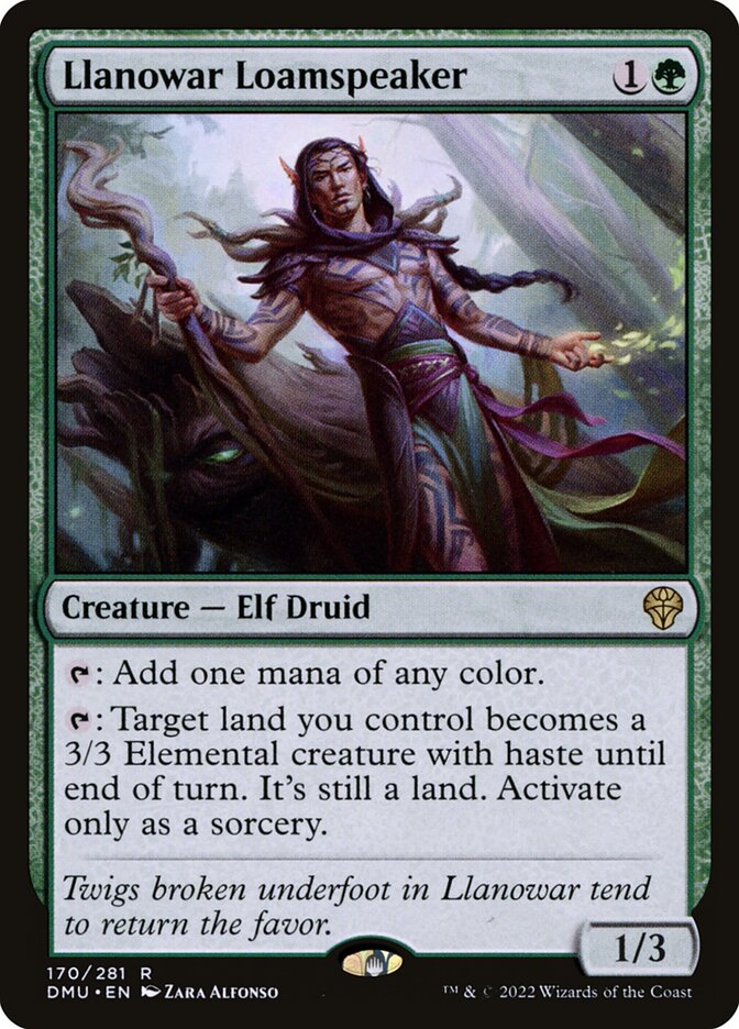 Llanowar Loamspeaker (Dominaria United)  | Good Games North