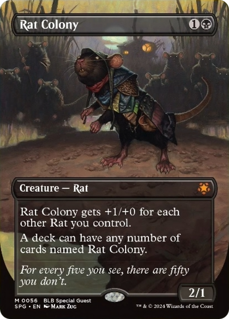 Rat Colony (Borderless) [Bloomburrow Special Guests] | Good Games North