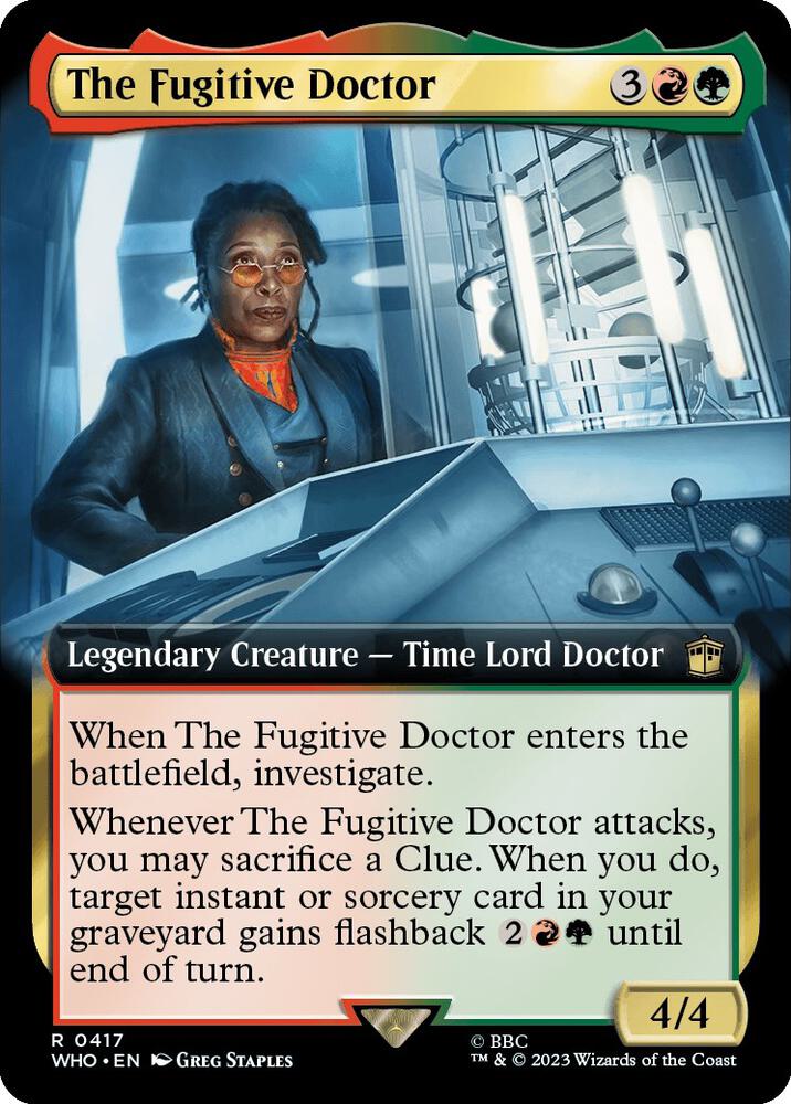 The Fugitive Doctor 417/331 (Universes Beyond: Doctor Who)  - Extended Art | Good Games North