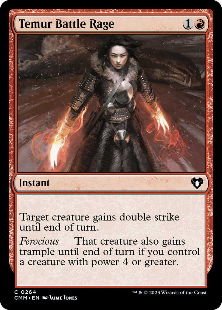 Temur Battle Rage [Commander Masters] | Good Games North