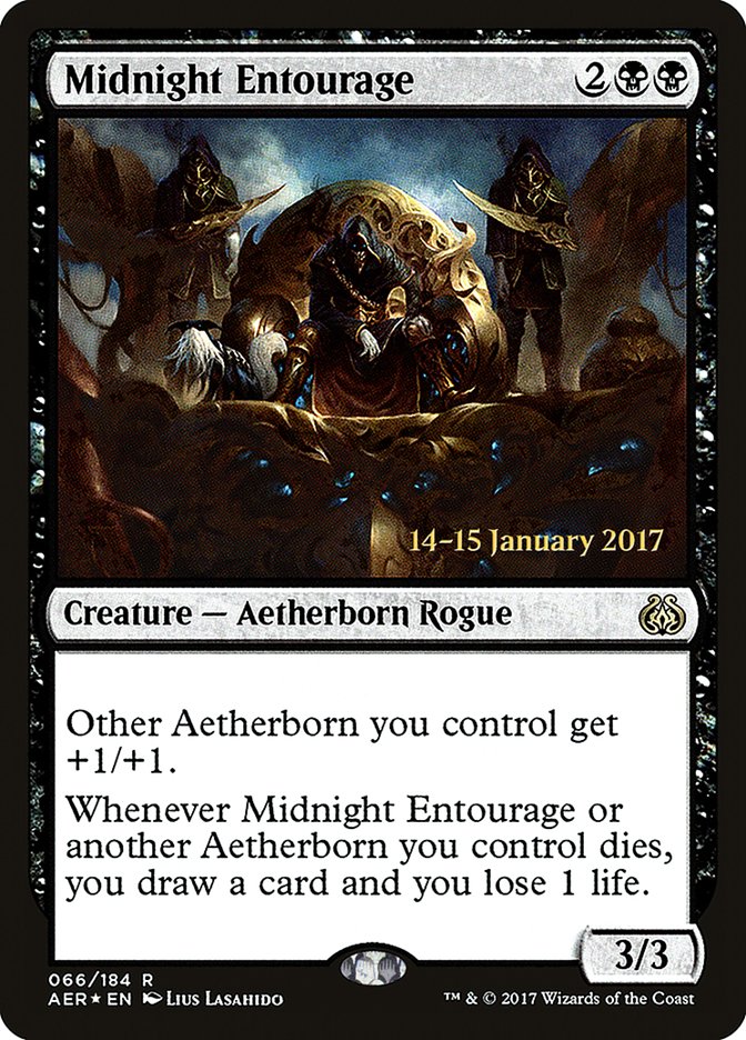 Midnight Entourage [Aether Revolt Prerelease Promos] | Good Games North