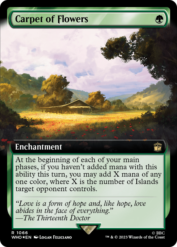 Carpet of Flowers (Extended Art) (Surge Foil) [Doctor Who] | Good Games North