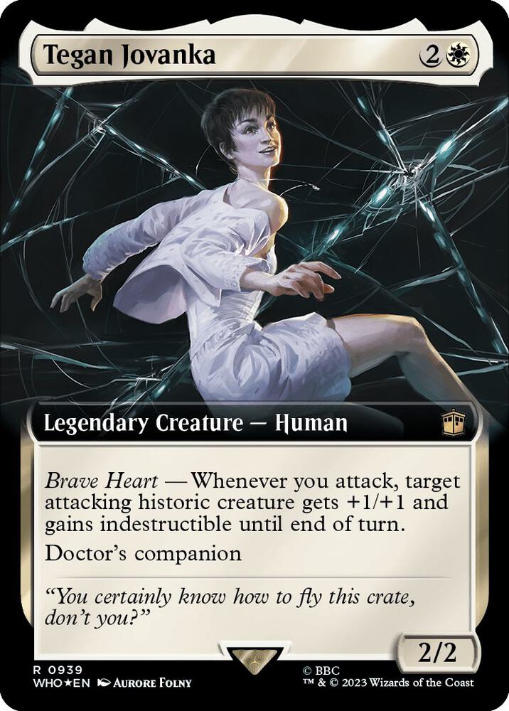 Tegan Jovanka 939/331 (Universes Beyond: Doctor Who)  - Extended Art Surge Foil | Good Games North
