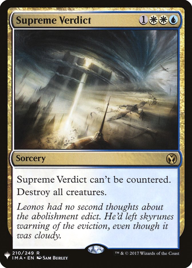 Supreme Verdict [Mystery Booster] | Good Games North