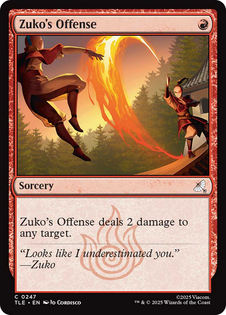 Zuko's Offense [Avatar: The Last Airbender: Eternal-Legal] | Good Games North