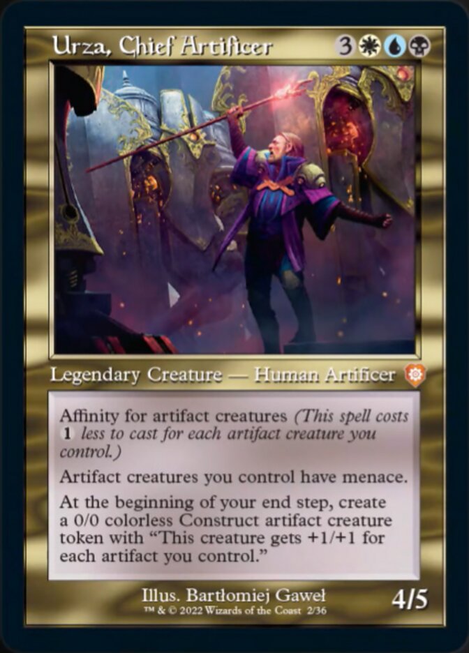 Urza, Chief Artificer (002) (Retro) [The Brothers' War Commander] | Good Games North