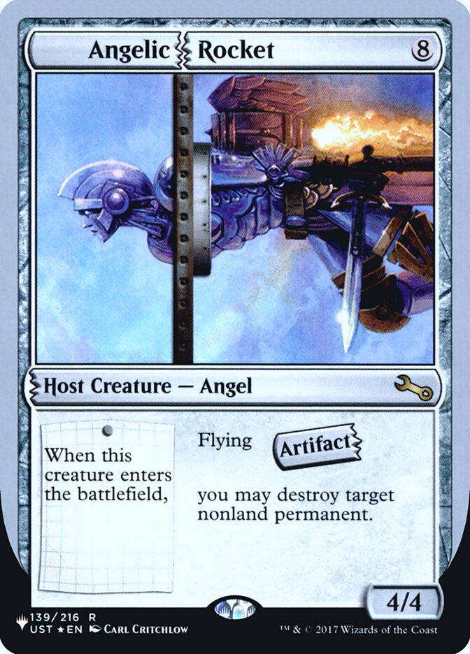 Angelic Rocket (Unfinity Foil Edition) [The List] | Good Games North