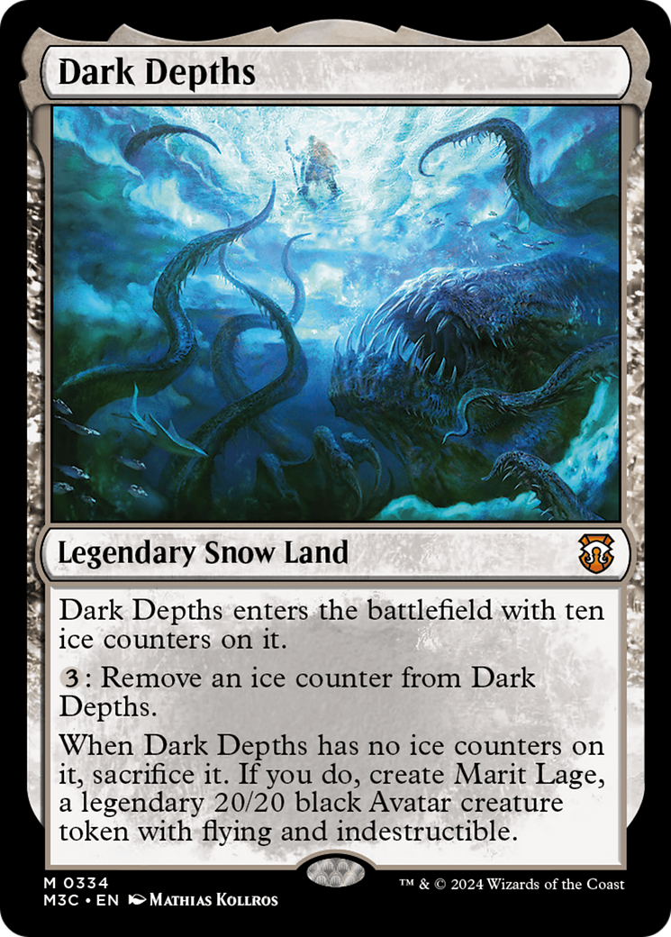 Dark Depths (Ripple Foil) [Modern Horizons 3 Commander] | Good Games North