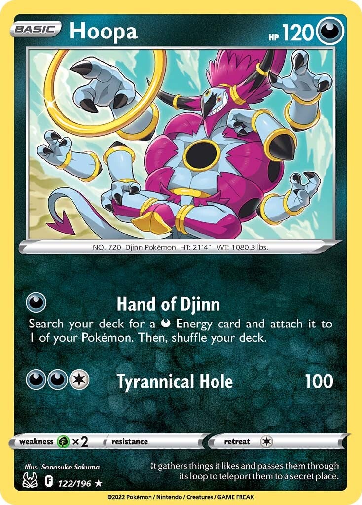 Hoopa (122/196) [Sword & Shield: Lost Origin] | Good Games North