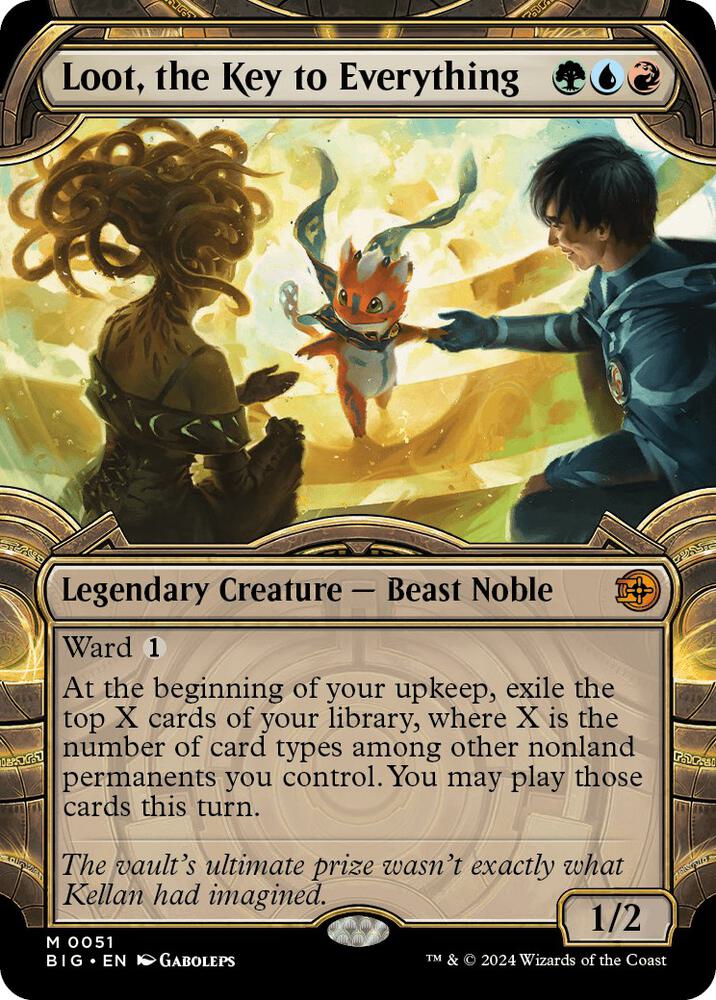 Loot, the Key to Everything 51 (Outlaws of Thunder Junction: The Big Score)  - Showcase Foil | Good Games North