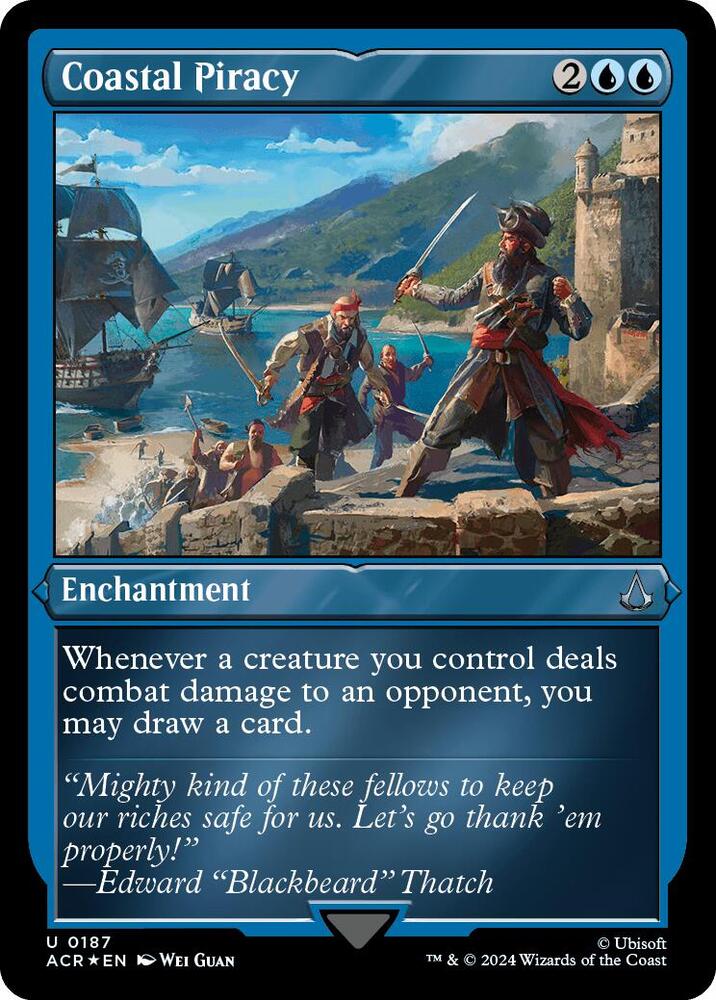Coastal Piracy Foil Etched (Universes Beyond: Assassin's Creed)  - Foil | Good Games North