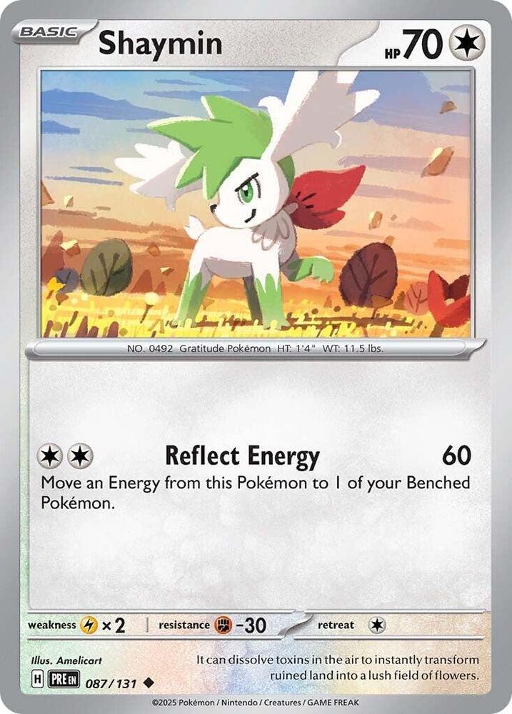 Shaymin (087/131) [Scarlet & Violet: Prismatic Evolutions] | Good Games North