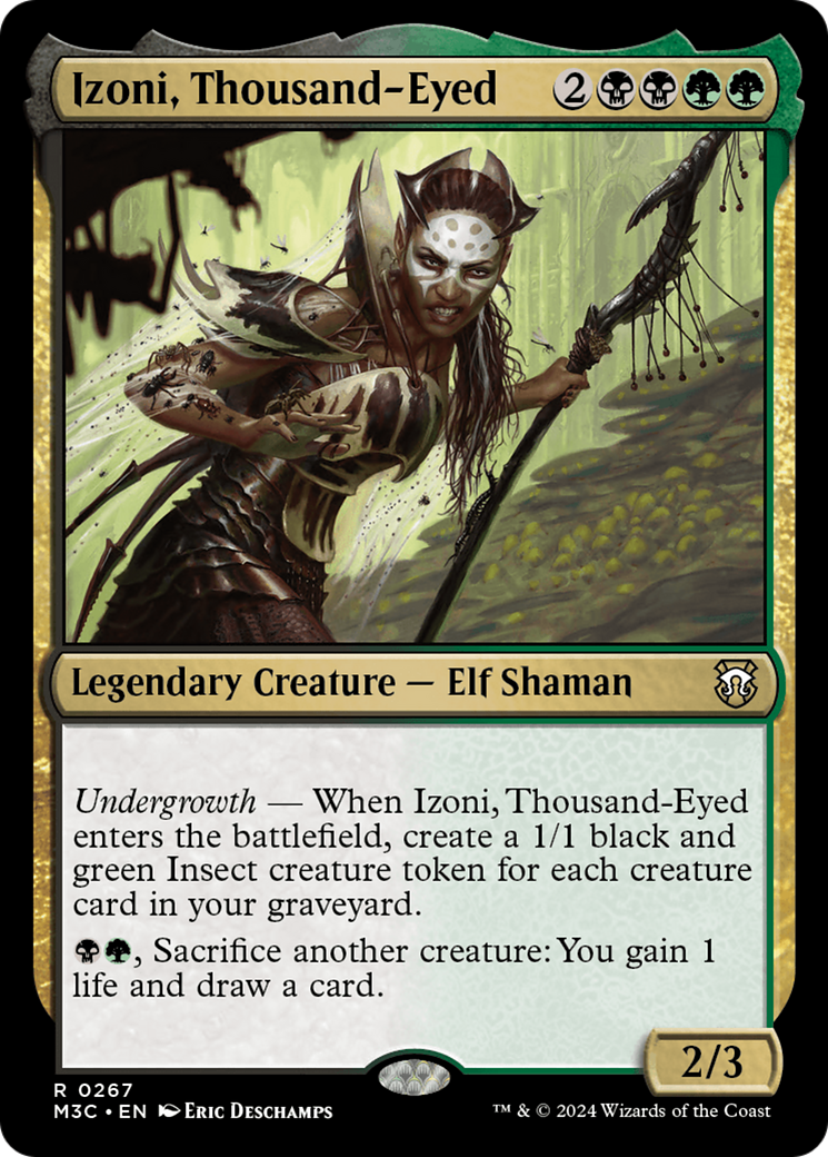 Izoni, Thousand-Eyed (Ripple Foil) [Modern Horizons 3 Commander] | Good Games North