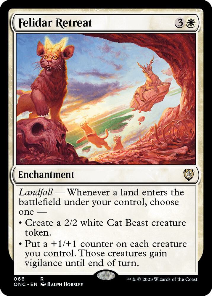 Felidar Retreat 66 (Commander: Phyrexia: All Will Be One)  | Good Games North
