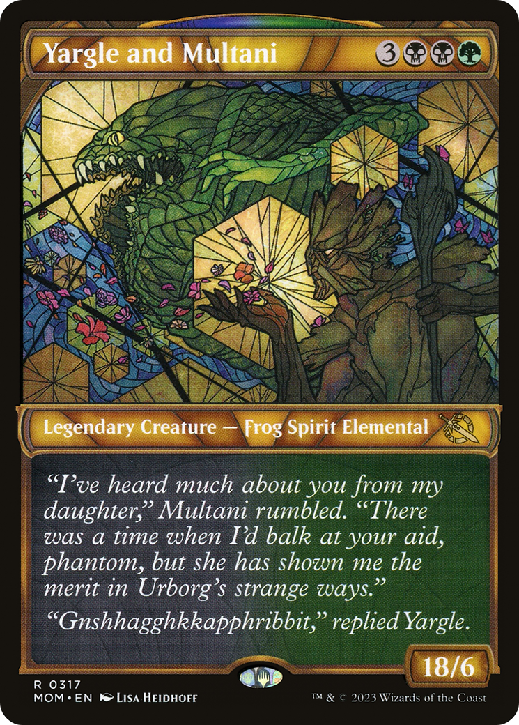 Yargle and Multani (Showcase Planar Booster Fun) [March of the Machine] | Good Games North
