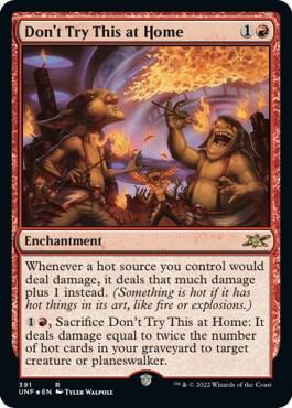 Dont Try This at Home Galaxy Foil 391/244 (Unfinity)  - Foil | Good Games North