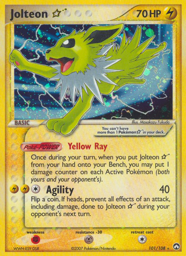 Jolteon Star (101/108) [EX: Power Keepers] | Good Games North