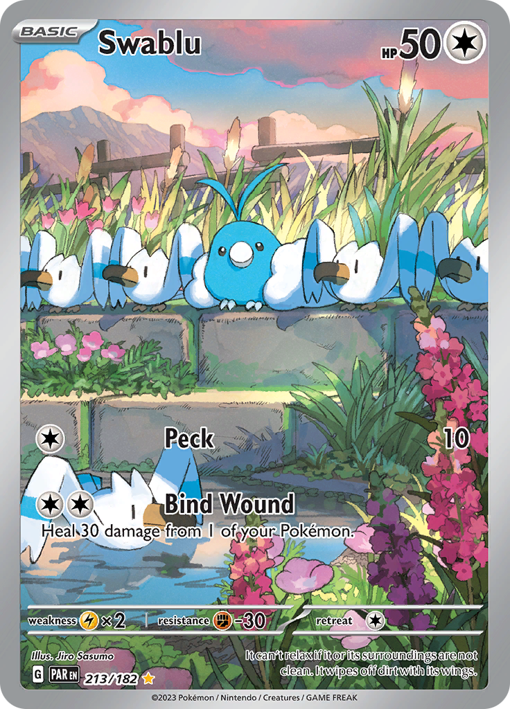 Swablu (213/182) [Scarlet & Violet: Paradox Rift] | Good Games North
