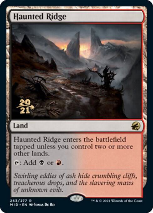 Haunted Ridge (Prerelease Cards)  - Foil | Good Games North