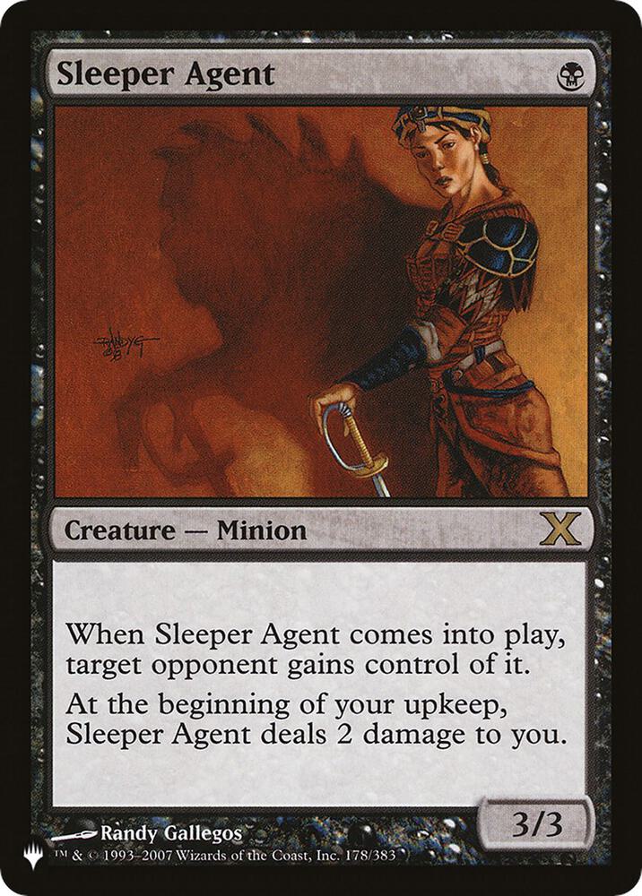 Sleeper Agent 178/383 (The List Reprints)  | Good Games North