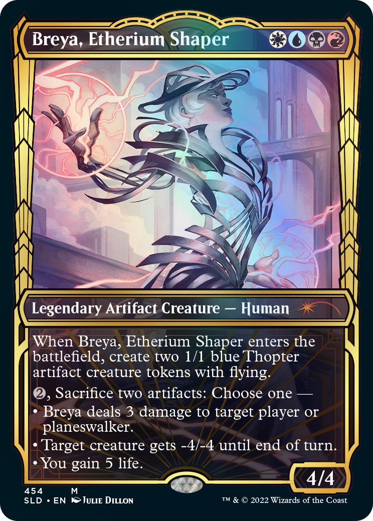 Breya, Etherium Shaper (Showcase Gilded Foil) [Secret Lair Drop Series] | Good Games North
