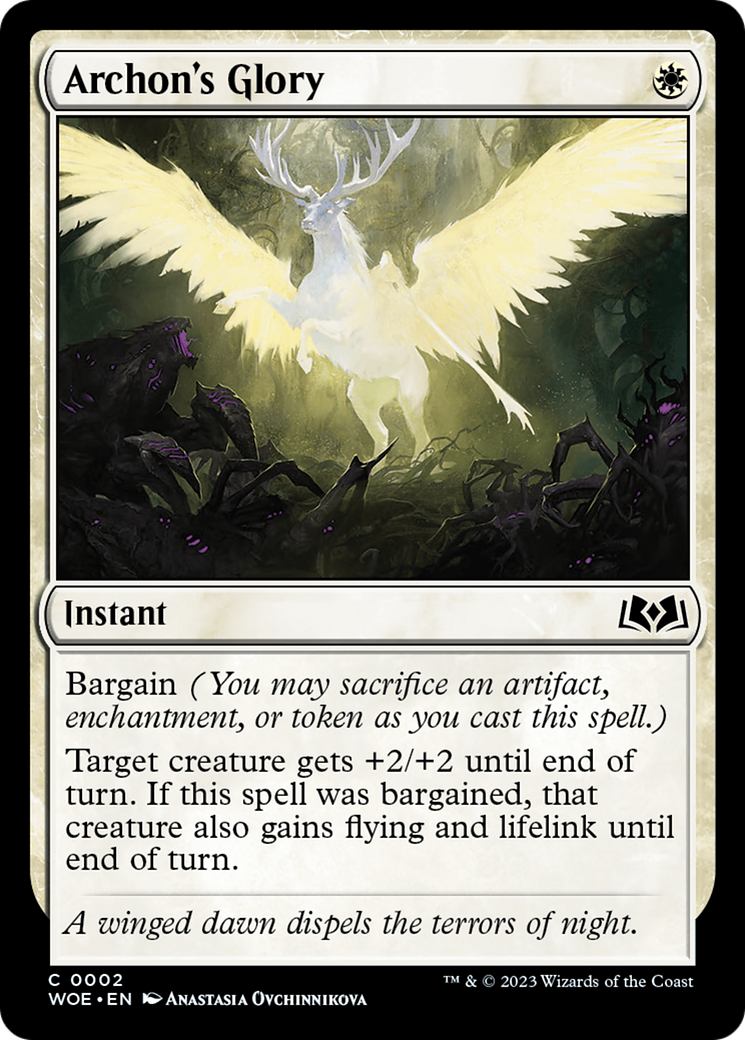 Archon's Glory [Wilds of Eldraine] | Good Games North