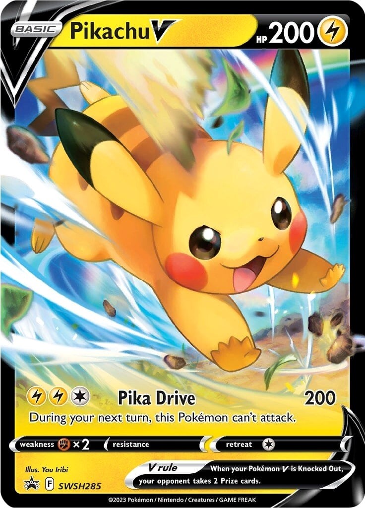 Pikachu V (SWSH285) [Sword & Shield: Black Star Promos] | Good Games North