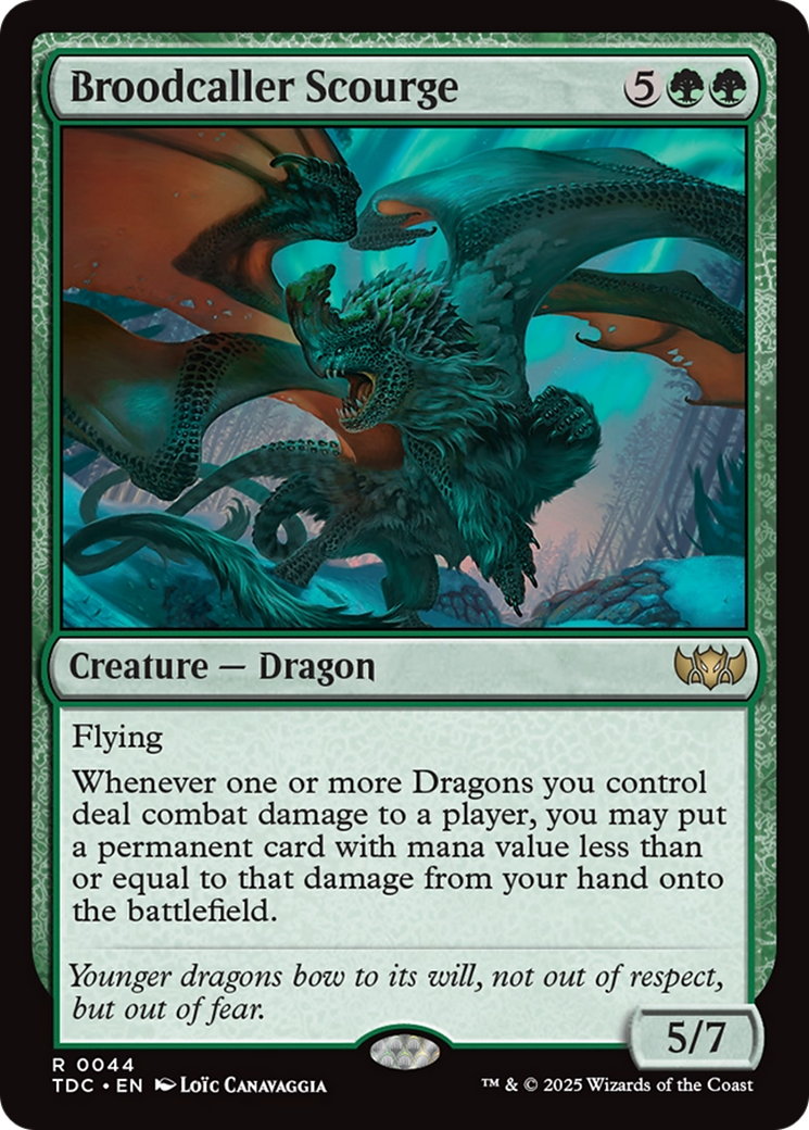 Broodcaller Scourge [Tarkir: Dragonstorm Commander] | Good Games North