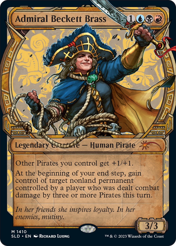 Admiral Beckett Brass (Rainbow Foil) [Secret Lair Drop Series] | Good Games North