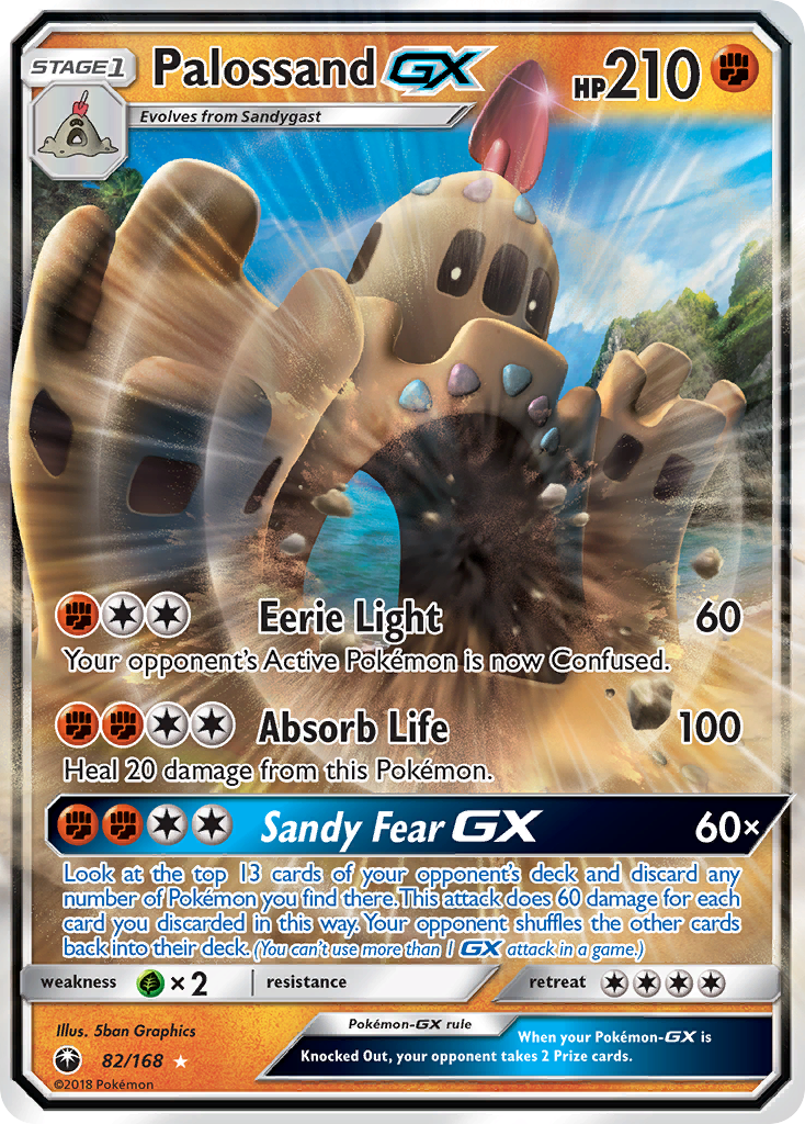 Palossand GX (82/168) [Sun & Moon: Celestial Storm] | Good Games North