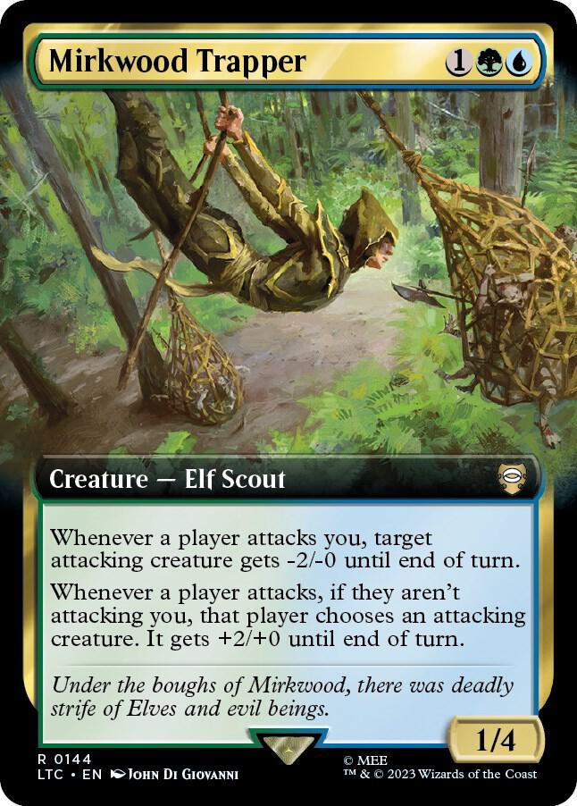 Mirkwood Trapper 144/347 (Commander: The Lord of the Rings: Tales of Middle-earth)  - Extended Art | Good Games North