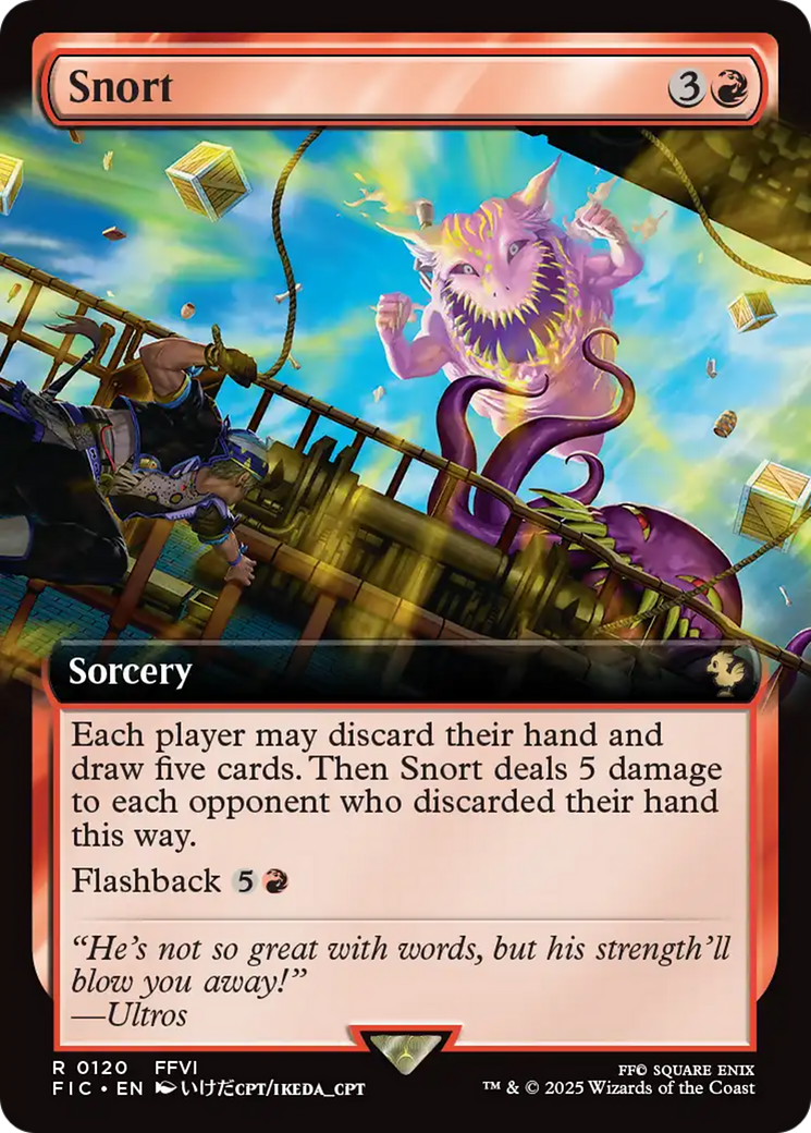 Snort (Extended Art) [FINAL FANTASY Commander] | Good Games North