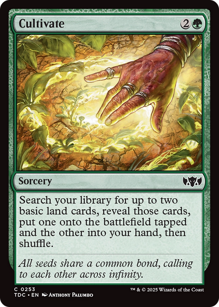 Cultivate [Tarkir: Dragonstorm Commander] | Good Games North