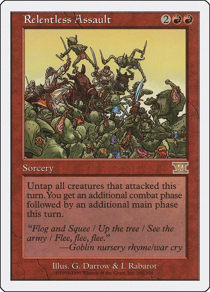 Relentless Assault 202/350 (Classic Sixth Edition)  | Good Games North