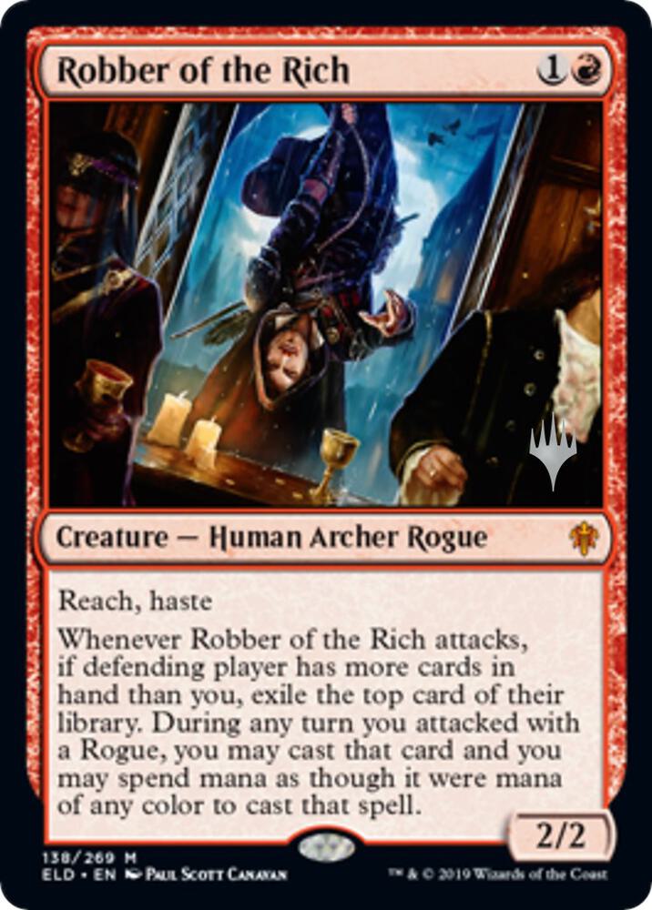 Robber of the Rich 138p/152 (Promo Pack: Throne of Eldraine)  - Foil | Good Games North