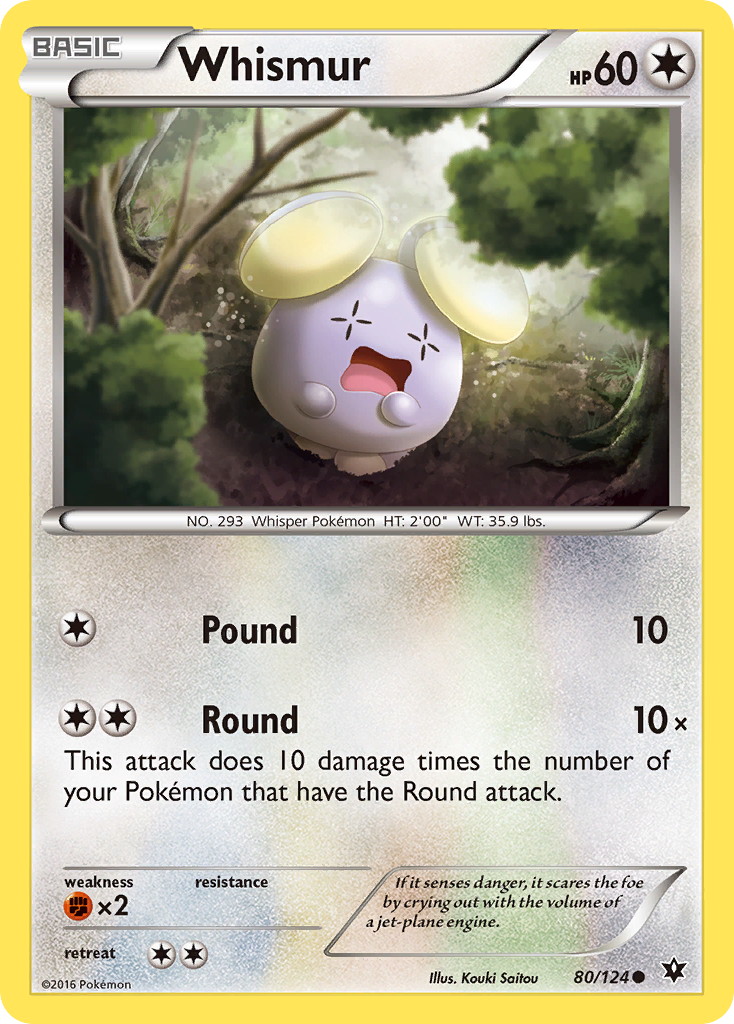Whismur (80/124) [XY: Fates Collide] | Good Games North