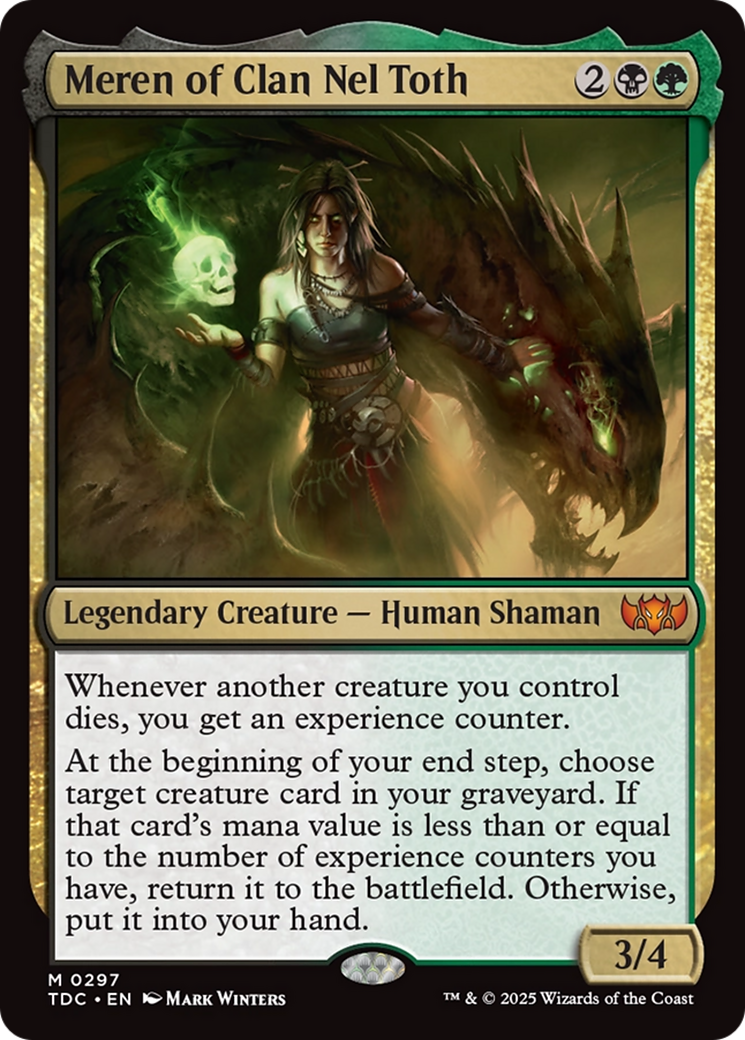 Meren of Clan Nel Toth [Tarkir: Dragonstorm Commander] | Good Games North