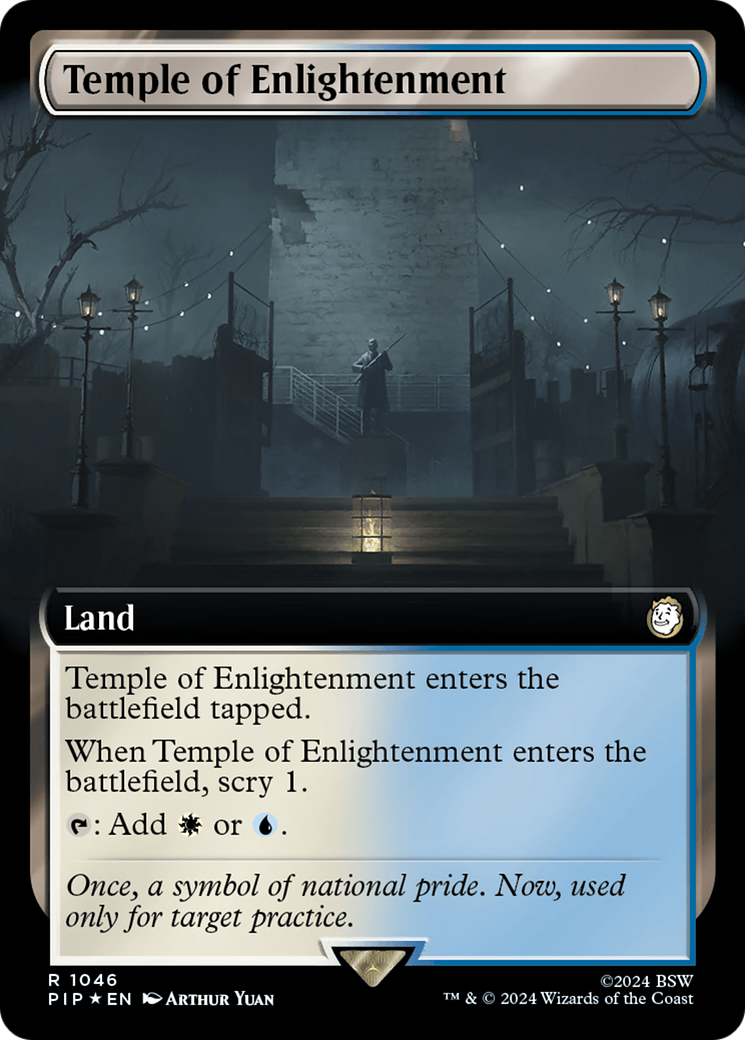 Temple of Enlightenment (Extended Art) (Surge Foil) [Fallout] | Good Games North