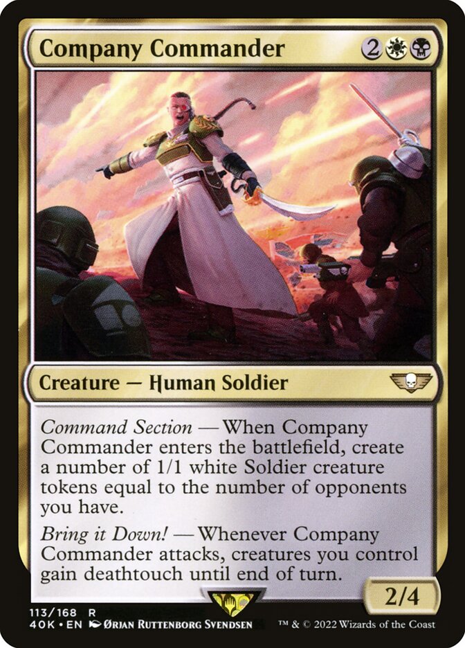Company Commander (Universes Beyond: Warhammer 40,000)  | Good Games North