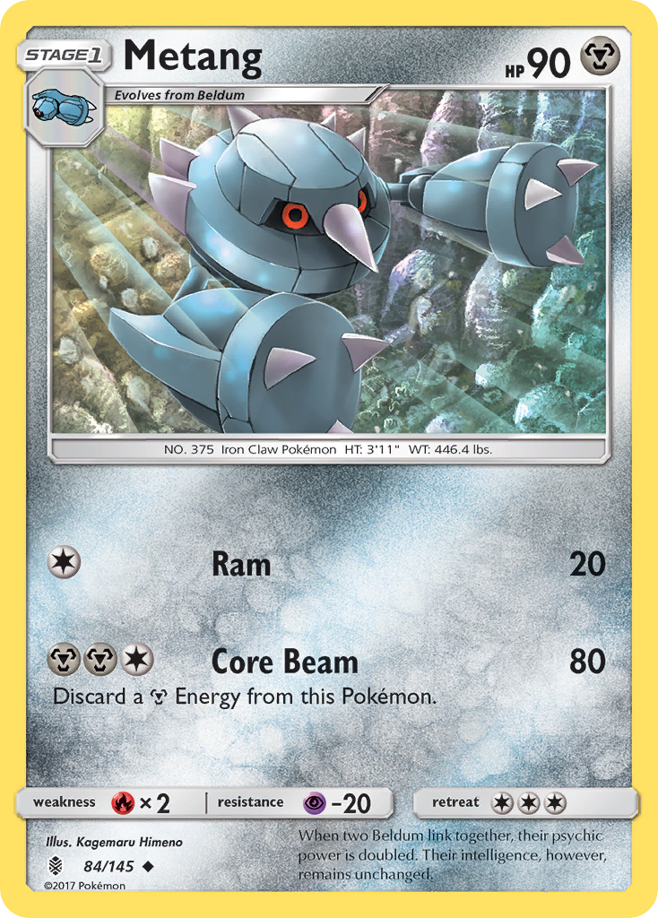 Metang (84/145) [Sun & Moon: Guardians Rising] | Good Games North