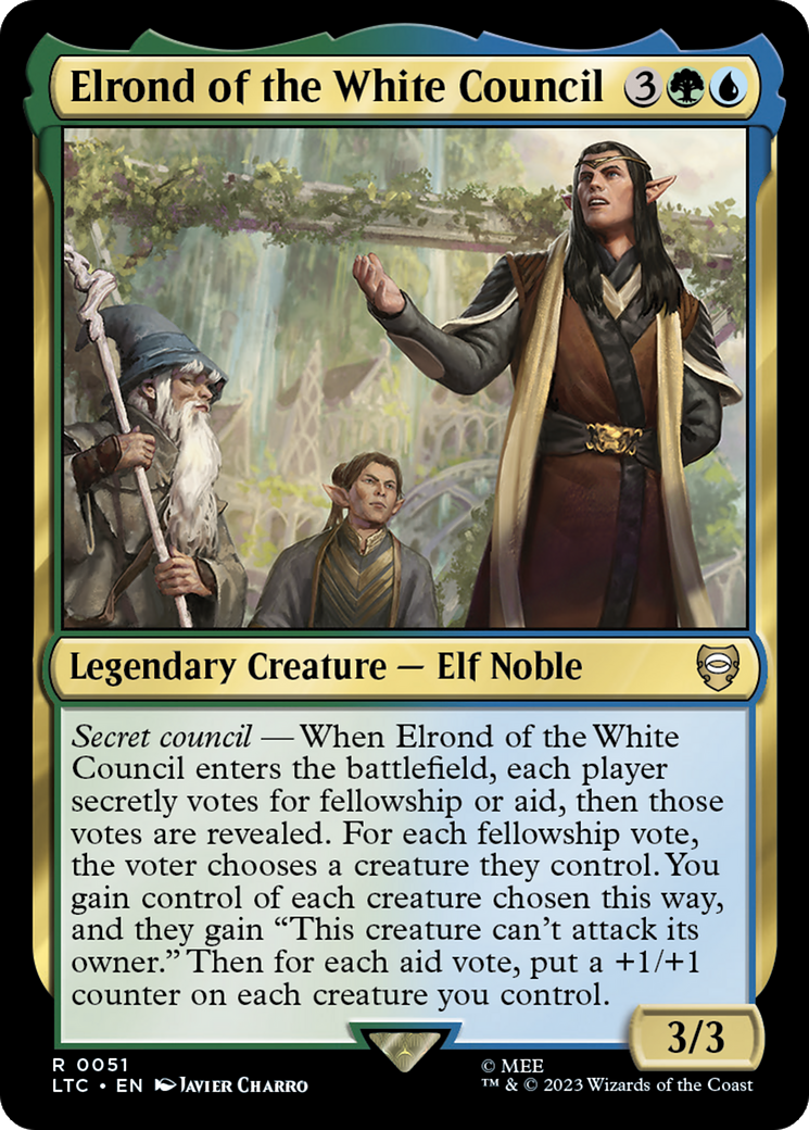 Elrond of the White Council [The Lord of the Rings: Tales of Middle-Earth Commander] | Good Games North