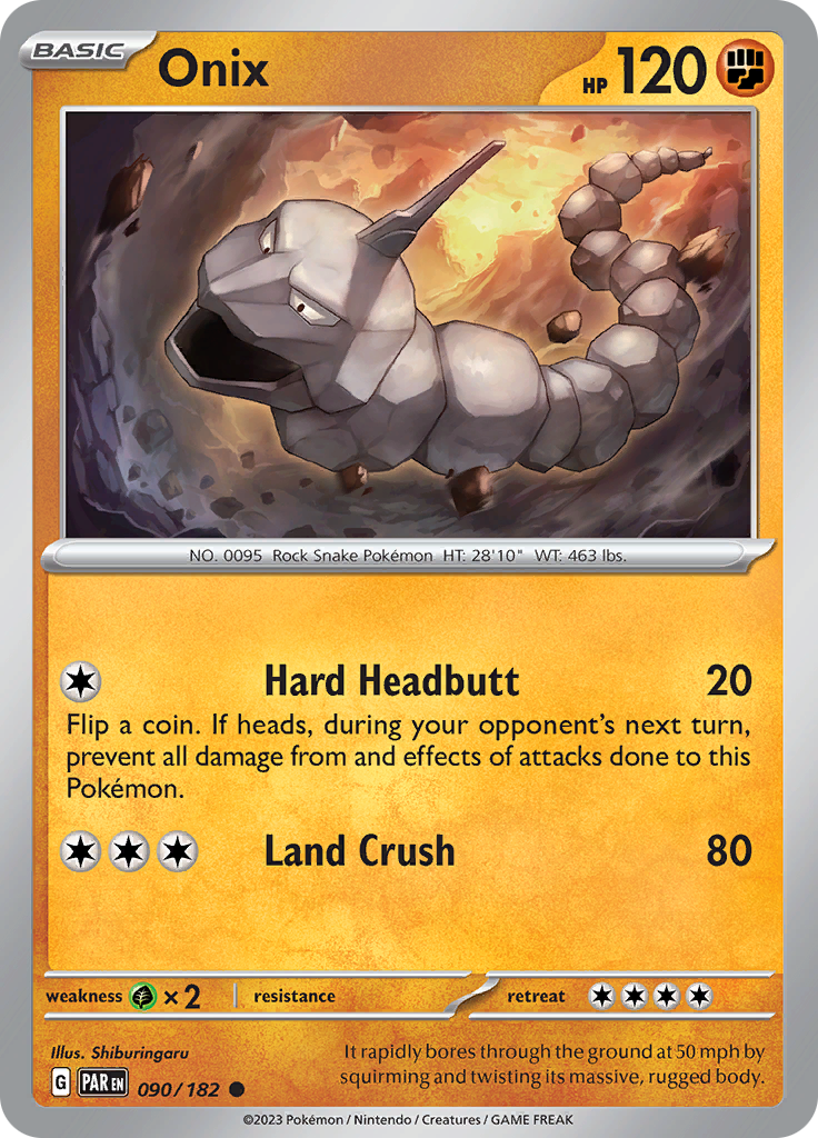 Onix (090/182) [Scarlet & Violet: Paradox Rift] | Good Games North