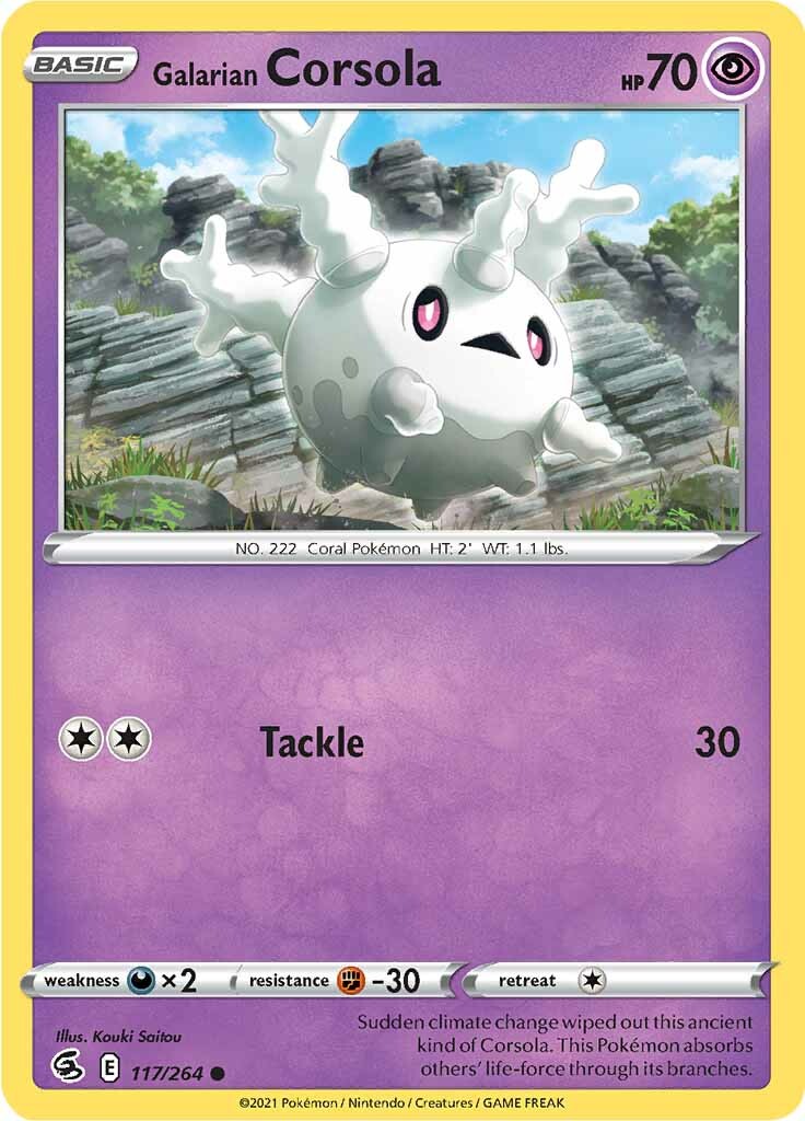 Galarian Corsola (117/264) [Sword & Shield: Fusion Strike] | Good Games North
