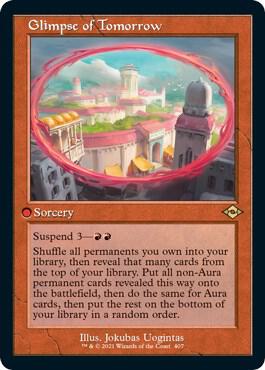 Glimpse of Tomorrow Retro Frame Foil Etched (Modern Horizons 2)  - Foil | Good Games North