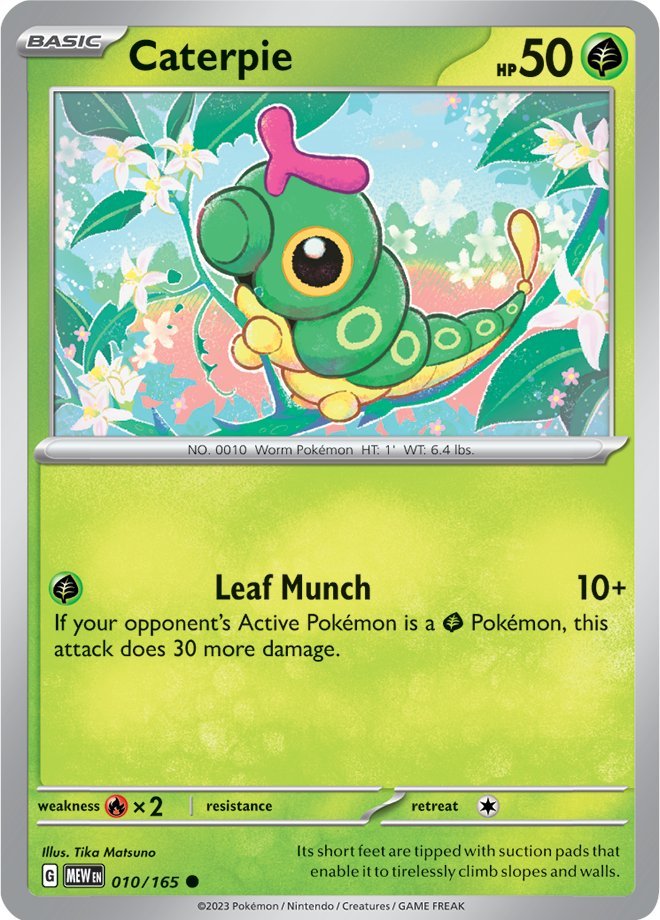 Caterpie (010/165) [Scarlet & Violet 151] | Good Games North
