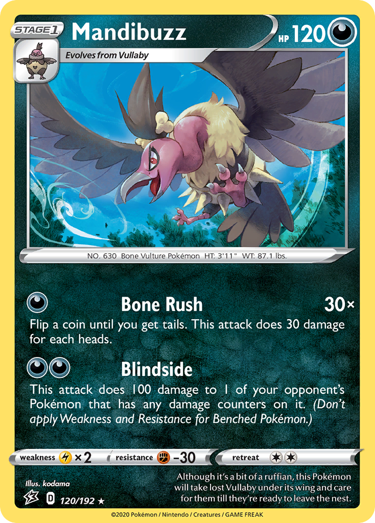 Mandibuzz (120/192) [Sword & Shield: Rebel Clash] | Good Games North