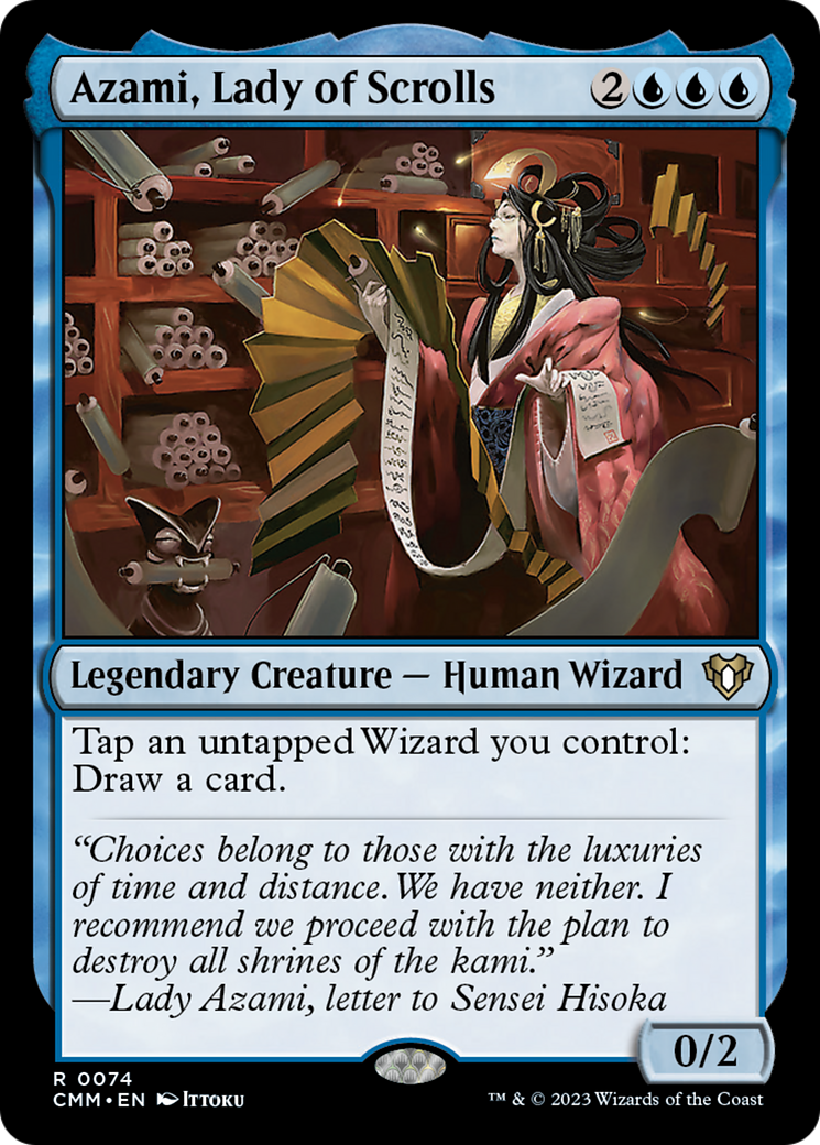 Azami, Lady of Scrolls [Commander Masters] | Good Games North